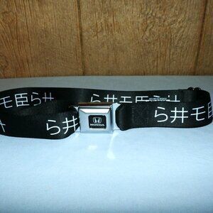 NEW   Honda Buckle Down Sheesh Seatbelt Buckle Belt  - Size Reg-24’-38’